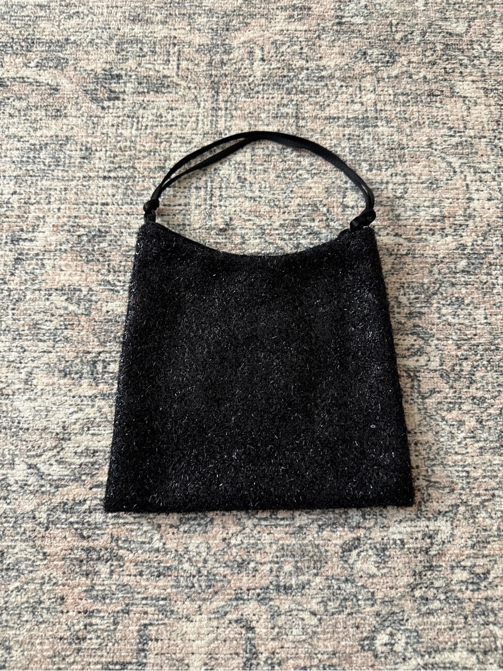 Prada Vintage Black Textured Shoulder Bag - Picture 4 of 8